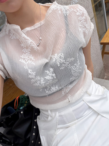 pearl Ychain long necklace