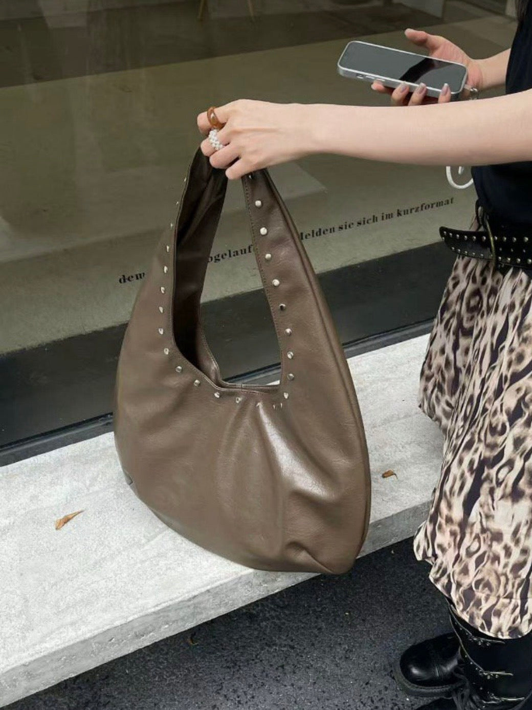 studs round bag / 3color