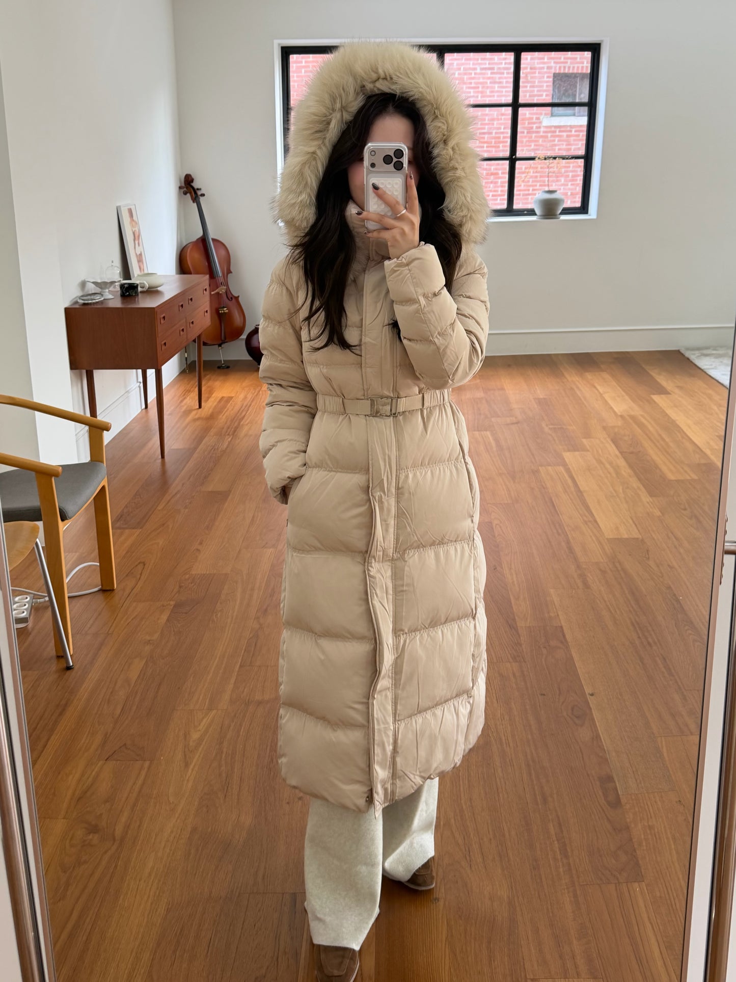 【予約】◆送料無料◆snow dust long pedding / beige