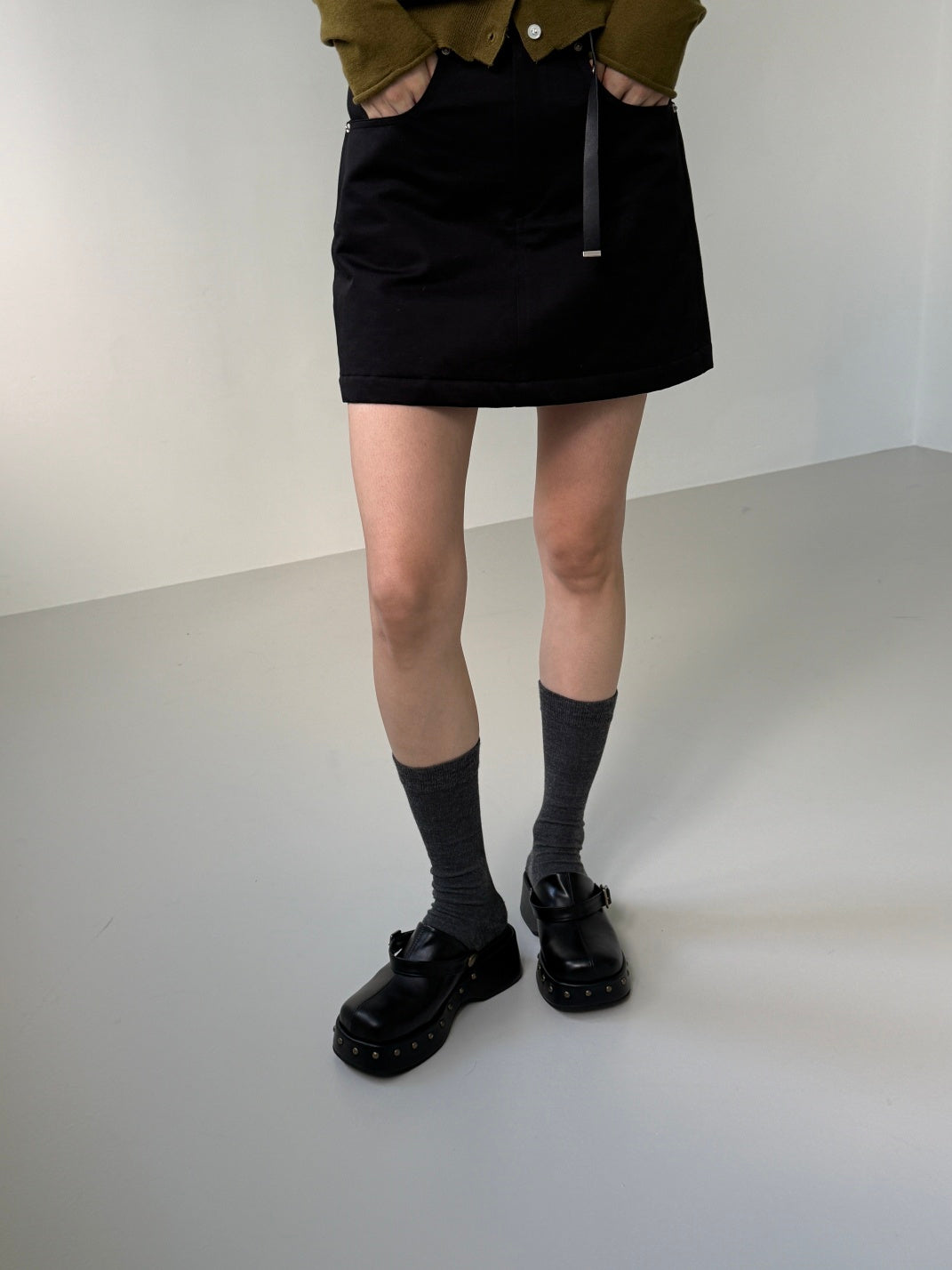 【送料無料】studded clog sansals