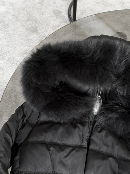 【予約】◆送料無料◆side pocket short down jacket / black