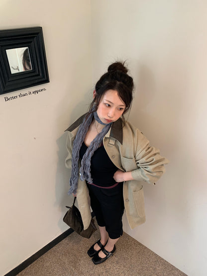 chiffon scarf / 2color
