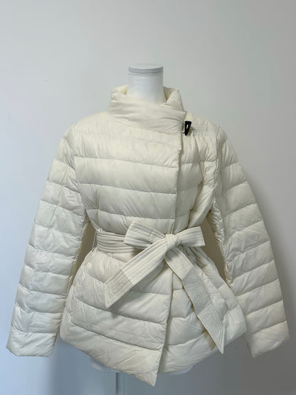 【即納】2way waist ribbon short down / black