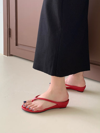 wedge heels Ystrap sandals