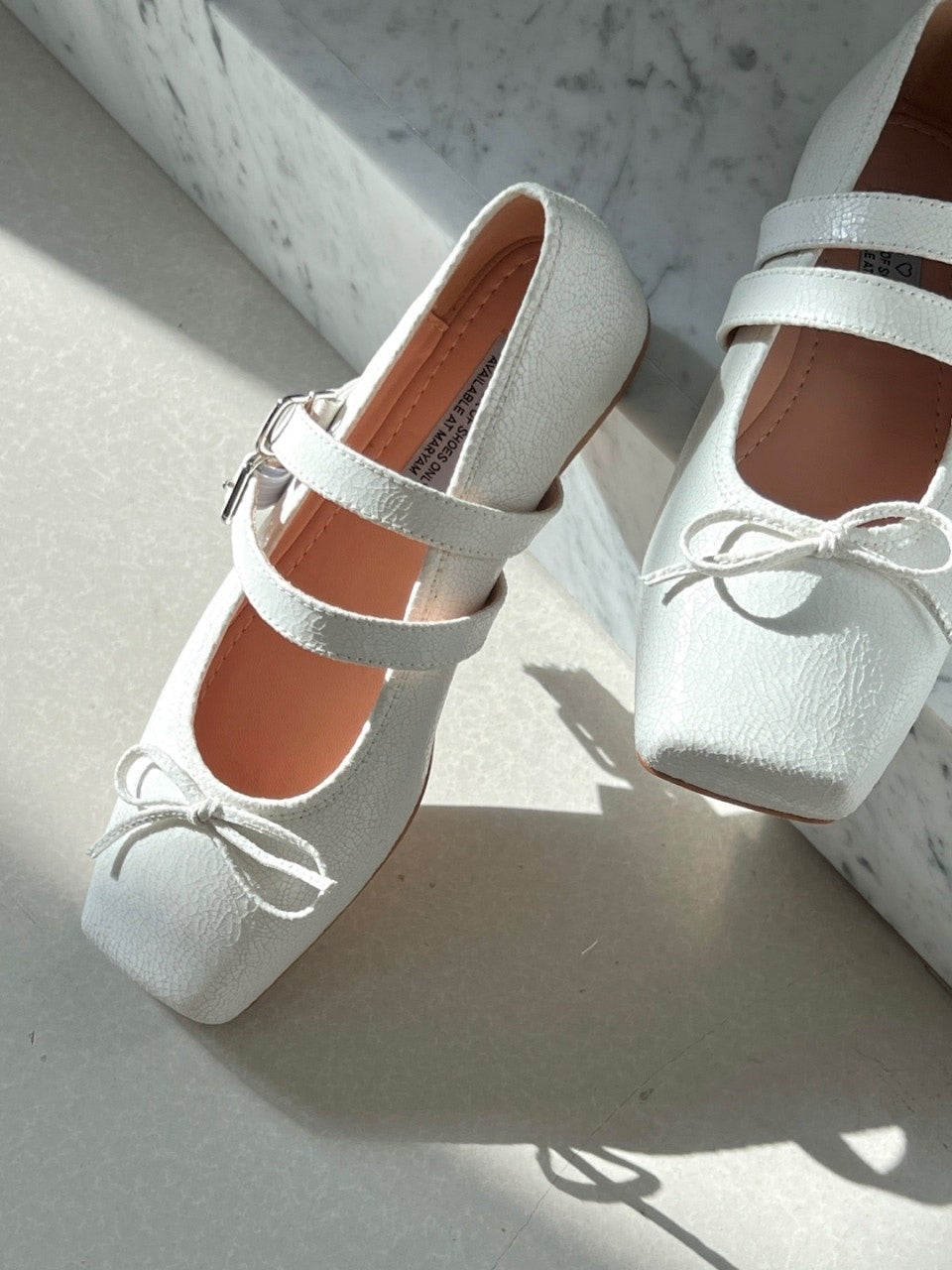 【送料無料】double belt ballerina shoes / 2color