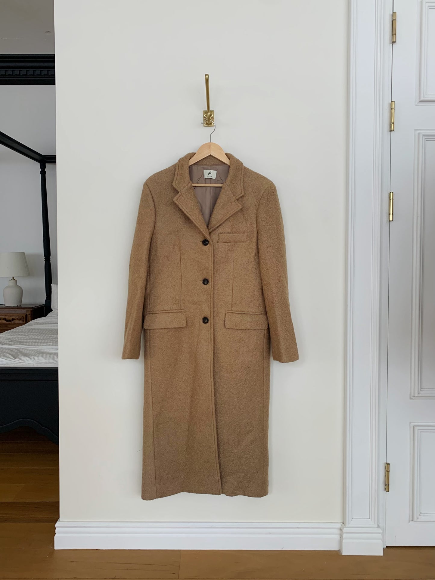 【予約】◆送料無料◆teddy long coat  / camel