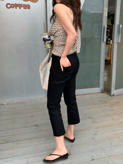 stretch sabrina flare pants / 2color