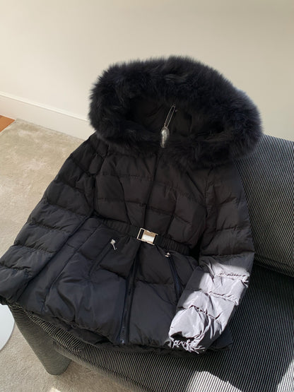 【予約】◆送料無料◆side pocket short down jacket / black