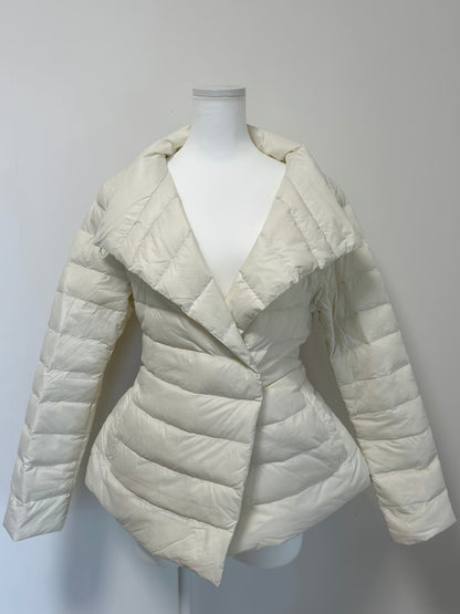 【即納】2way waist ribbon short down / black