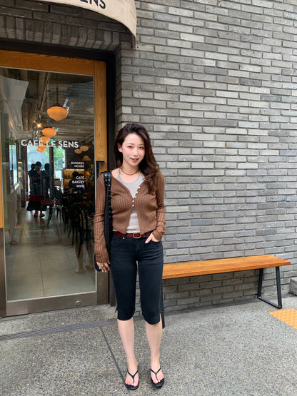 see through lib cardigan / 5color