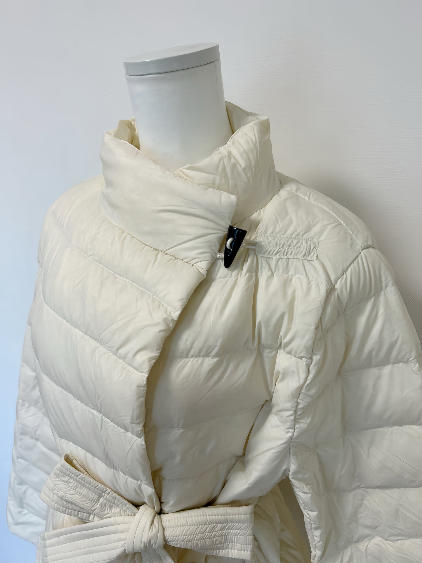 【即納】2way waist ribbon short down / black