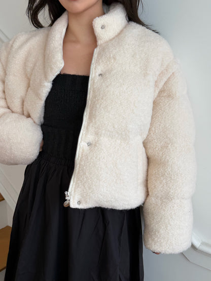 【即納】◆送料無料◆ snowman short down jacket