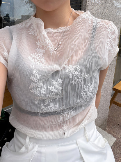 pearl Ychain long necklace