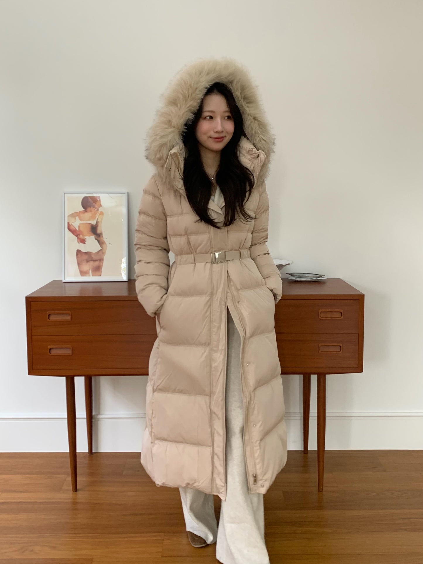 【予約】◆送料無料◆snow dust long pedding / beige