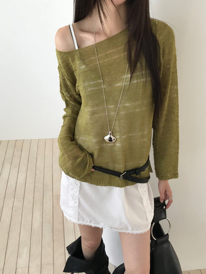 see-through summer Knit