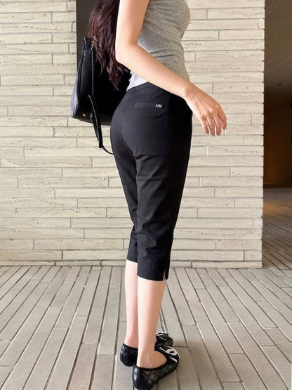 half capri pants / 2color