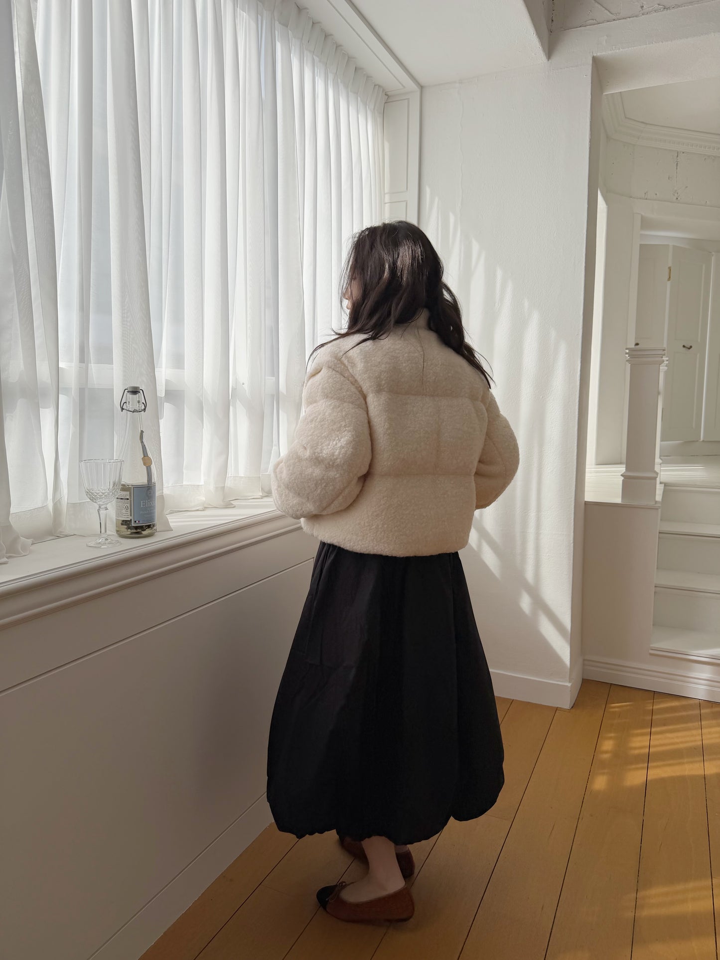 【即納】◆送料無料◆ snowman short down jacket