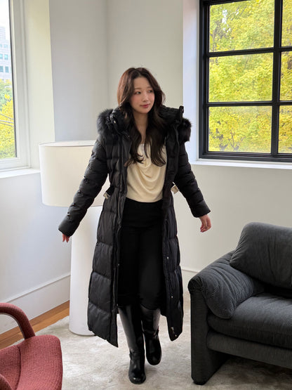 【予約】◆送料無料◆snow dust long pedding / black