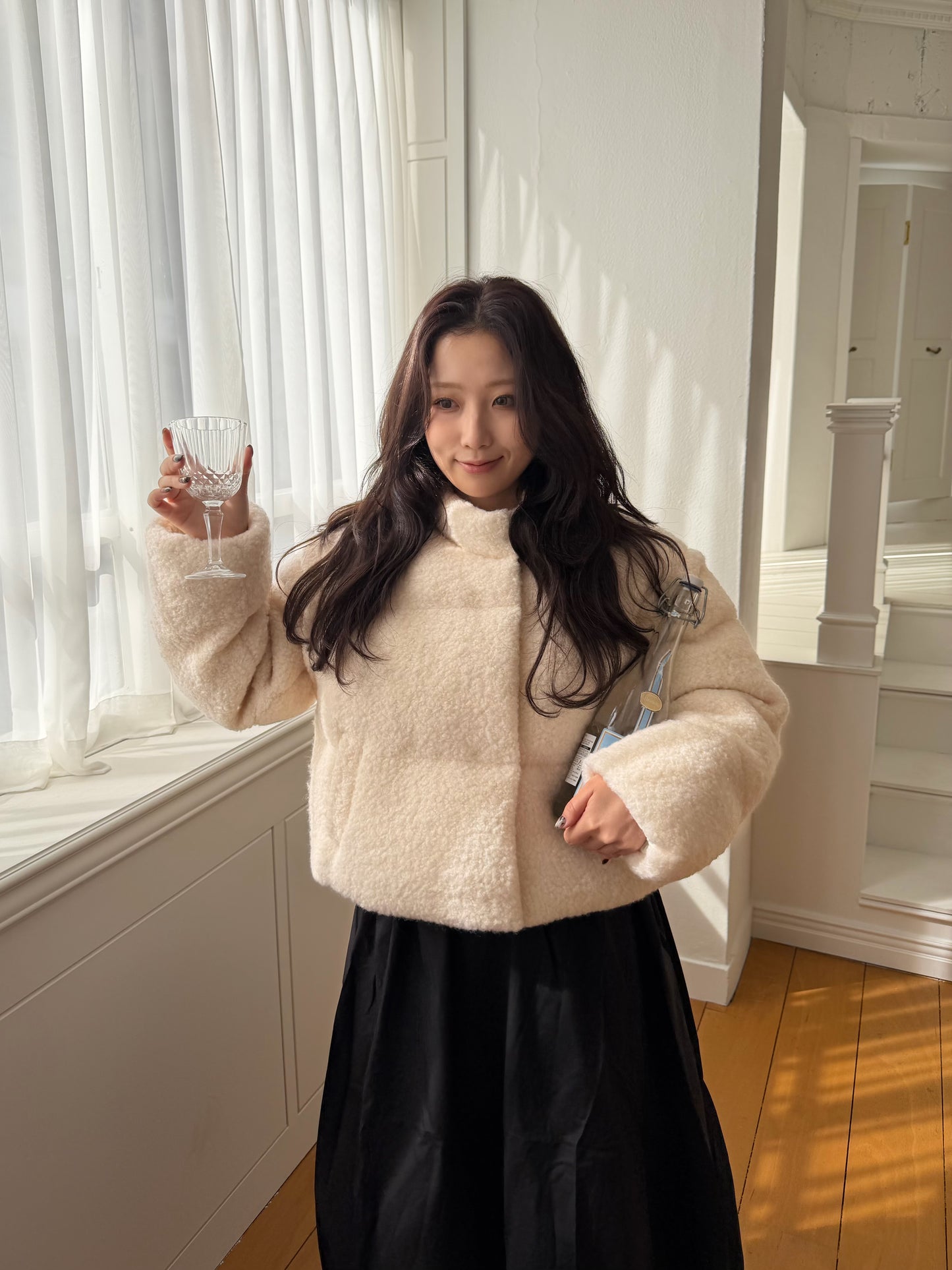 【即納】◆送料無料◆ snowman short down jacket