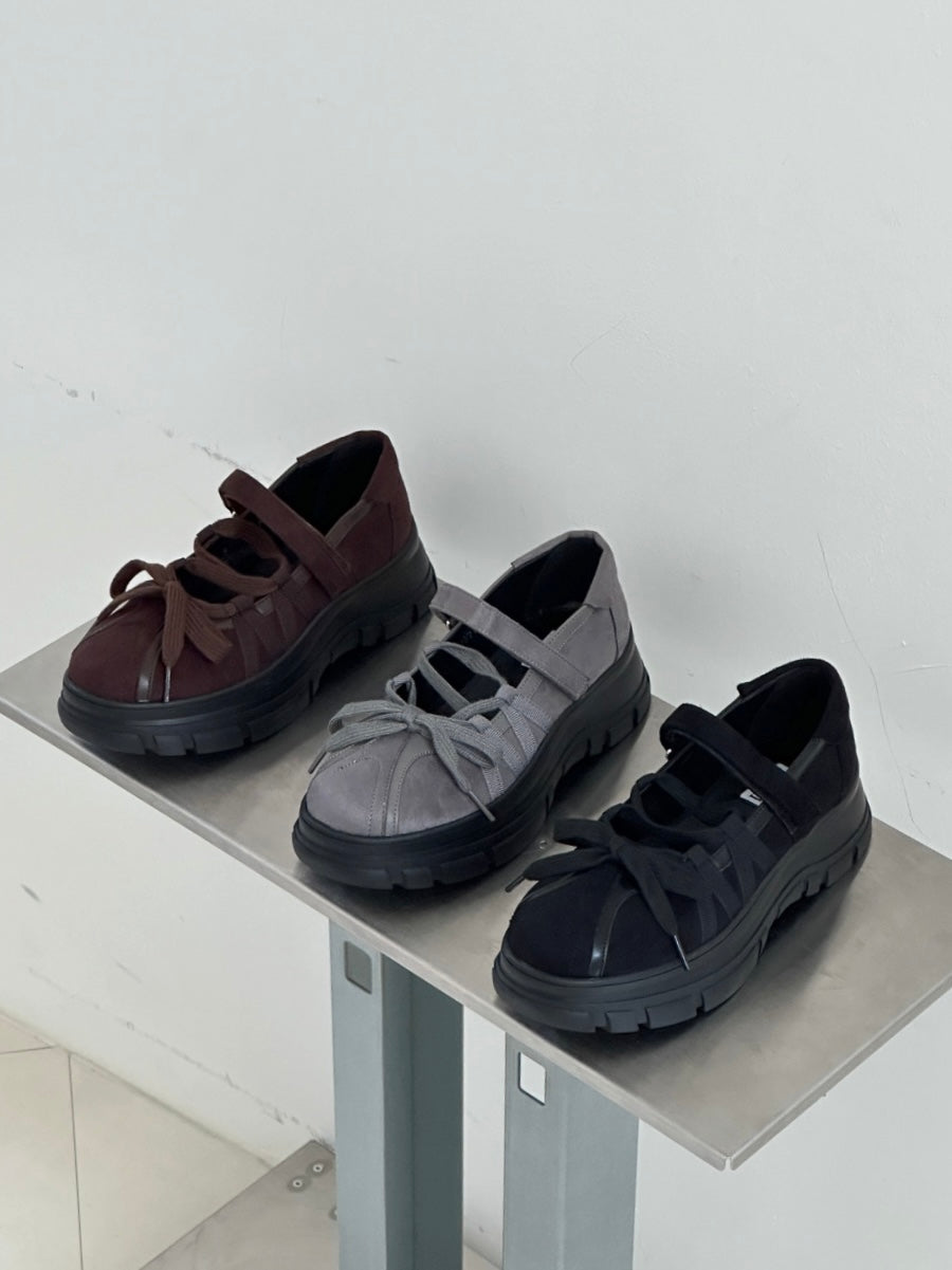 【送料無料】lace up sneaker / 3color