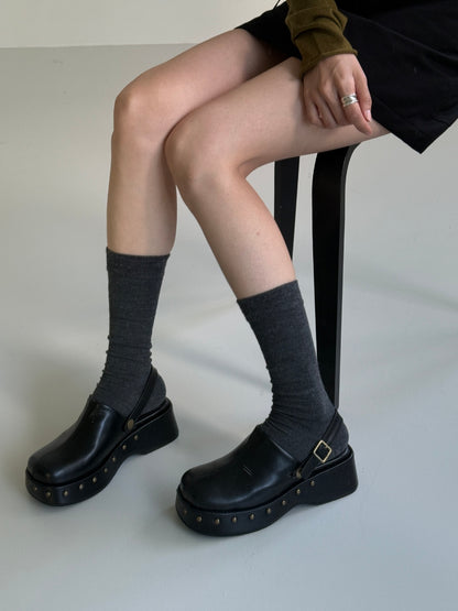 【送料無料】studded clog sansals