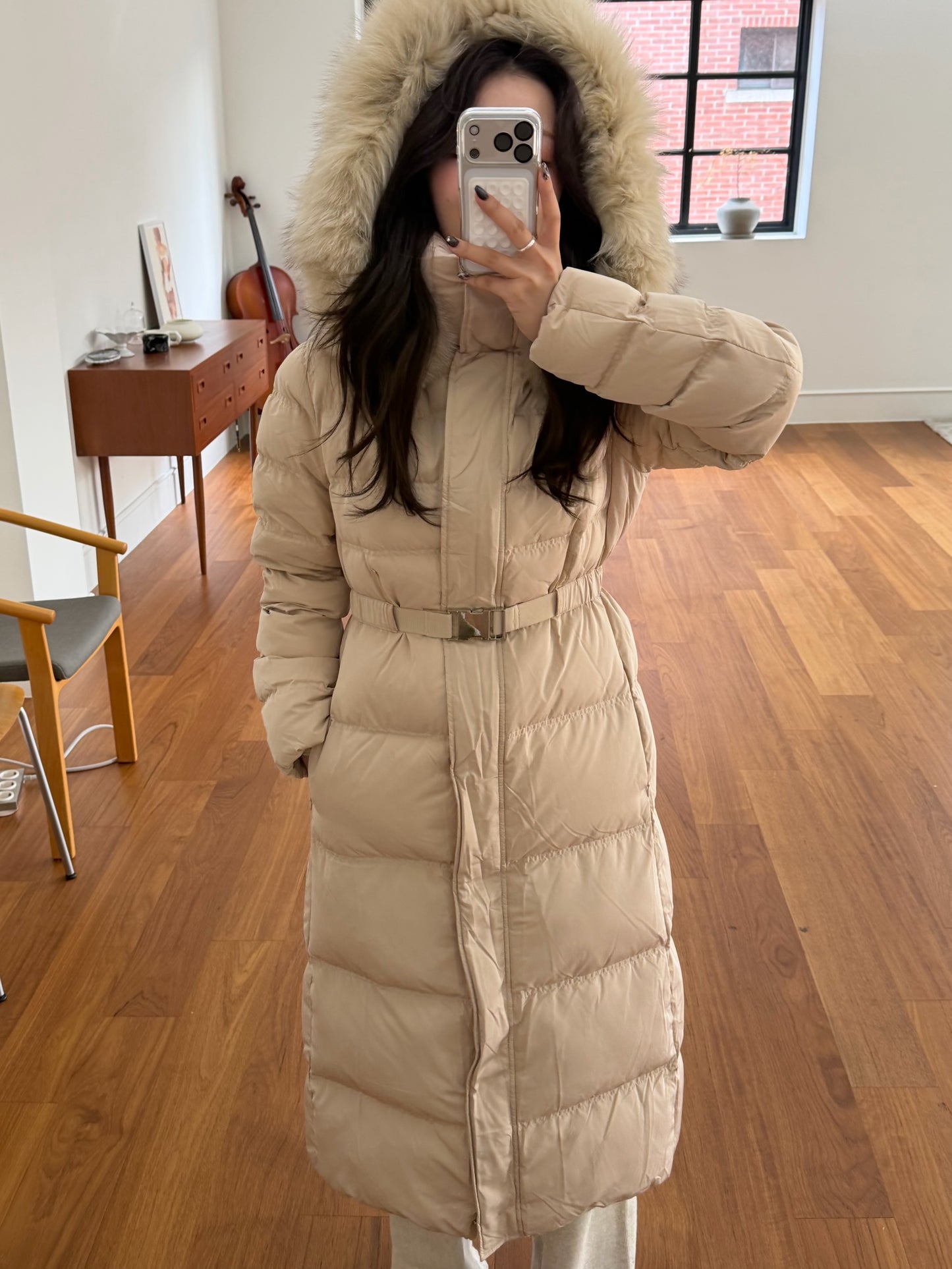 【予約】◆送料無料◆snow dust long pedding / beige