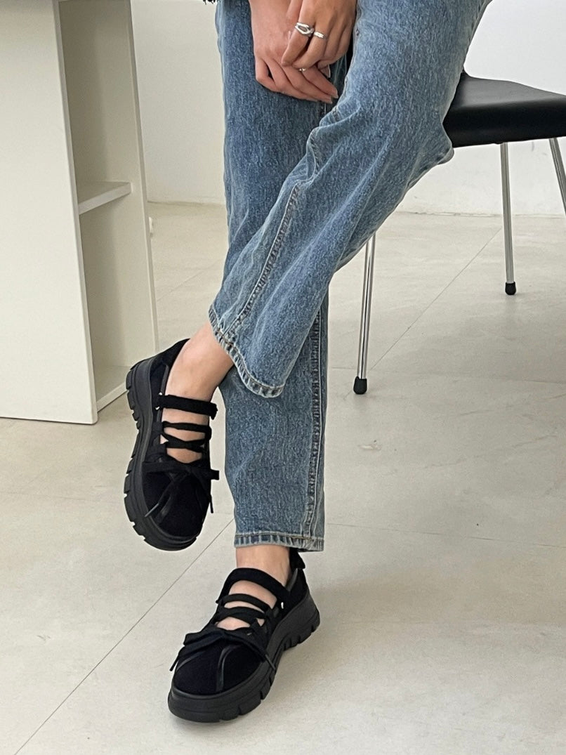 【送料無料】lace up sneaker / 3color