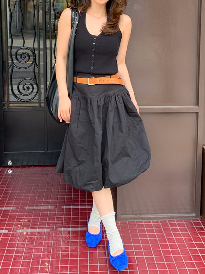 loyal blue ribbon flat shoes