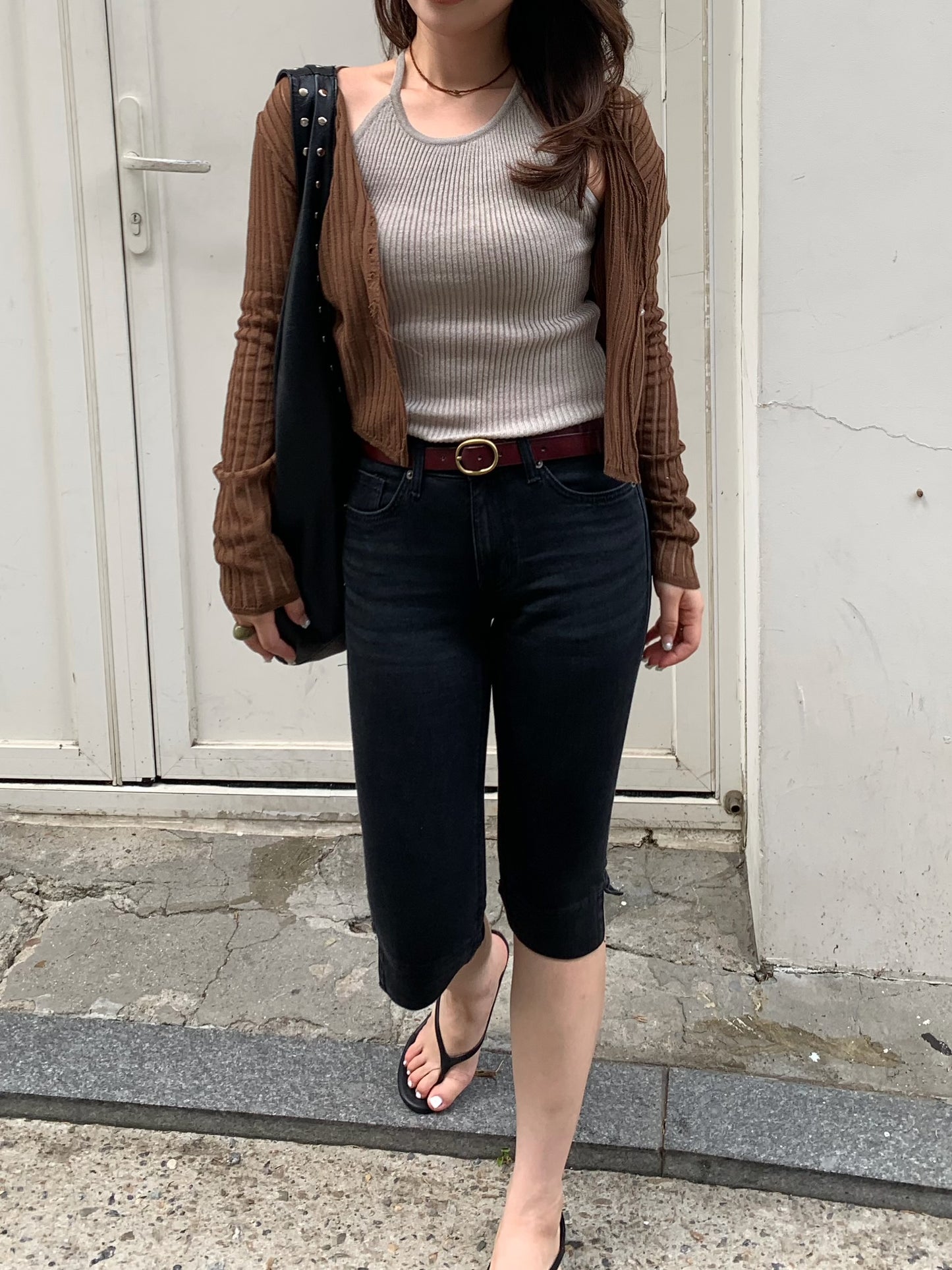 see through lib cardigan / 5color