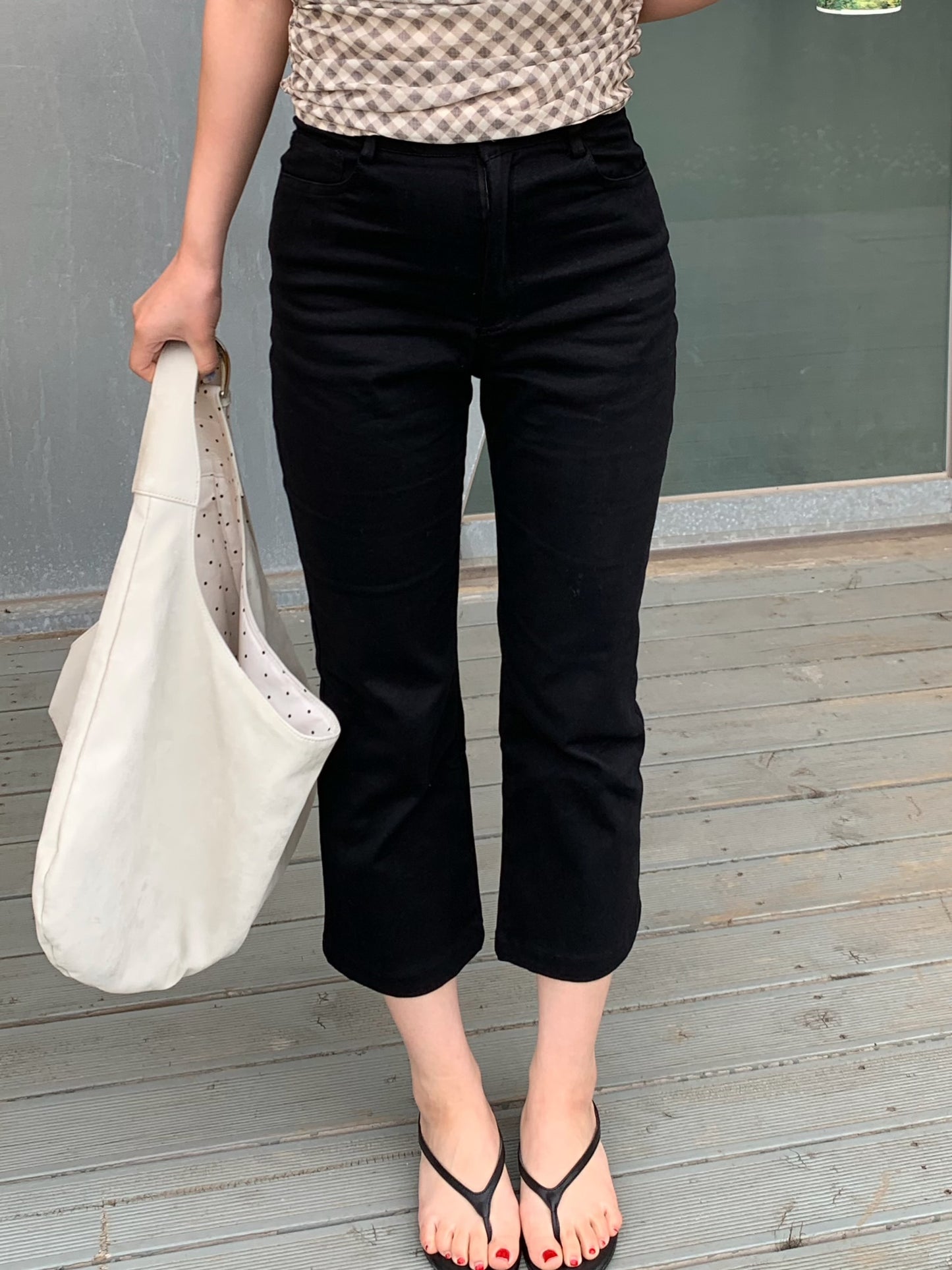 stretch sabrina flare pants / 2color