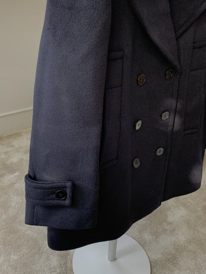 【予約】◆送料無料◆middle feminine Pcoat  / navy