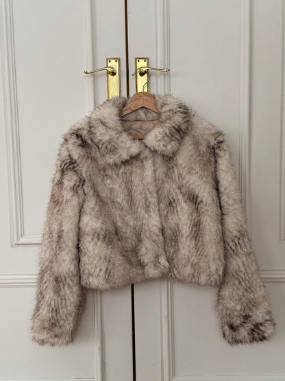 【予約】ombre fake fur jacket