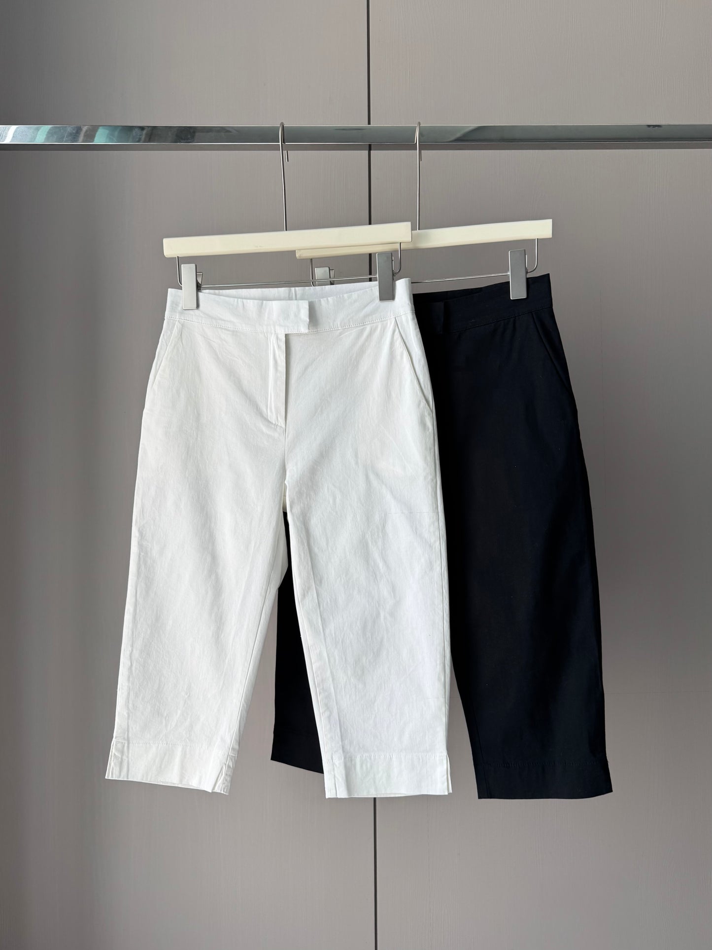 half capri pants / 2color