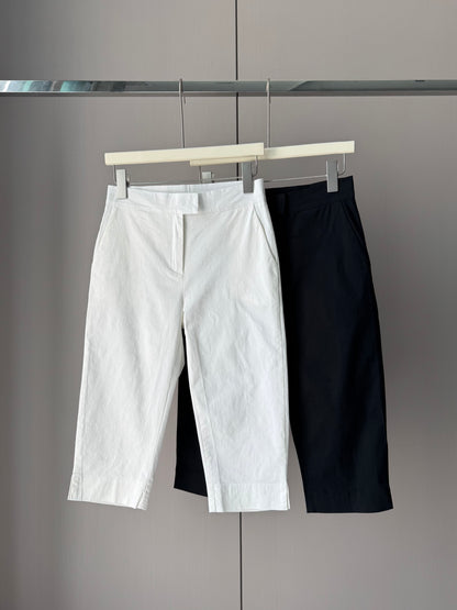 half capri pants / 2color