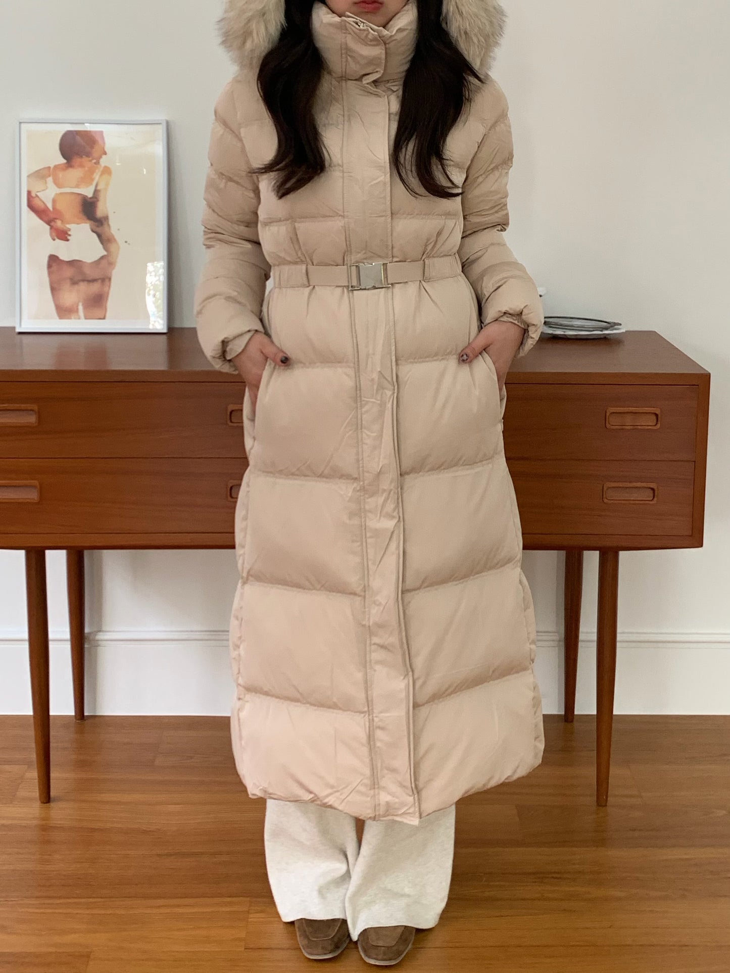 【予約】◆送料無料◆snow dust long pedding / beige