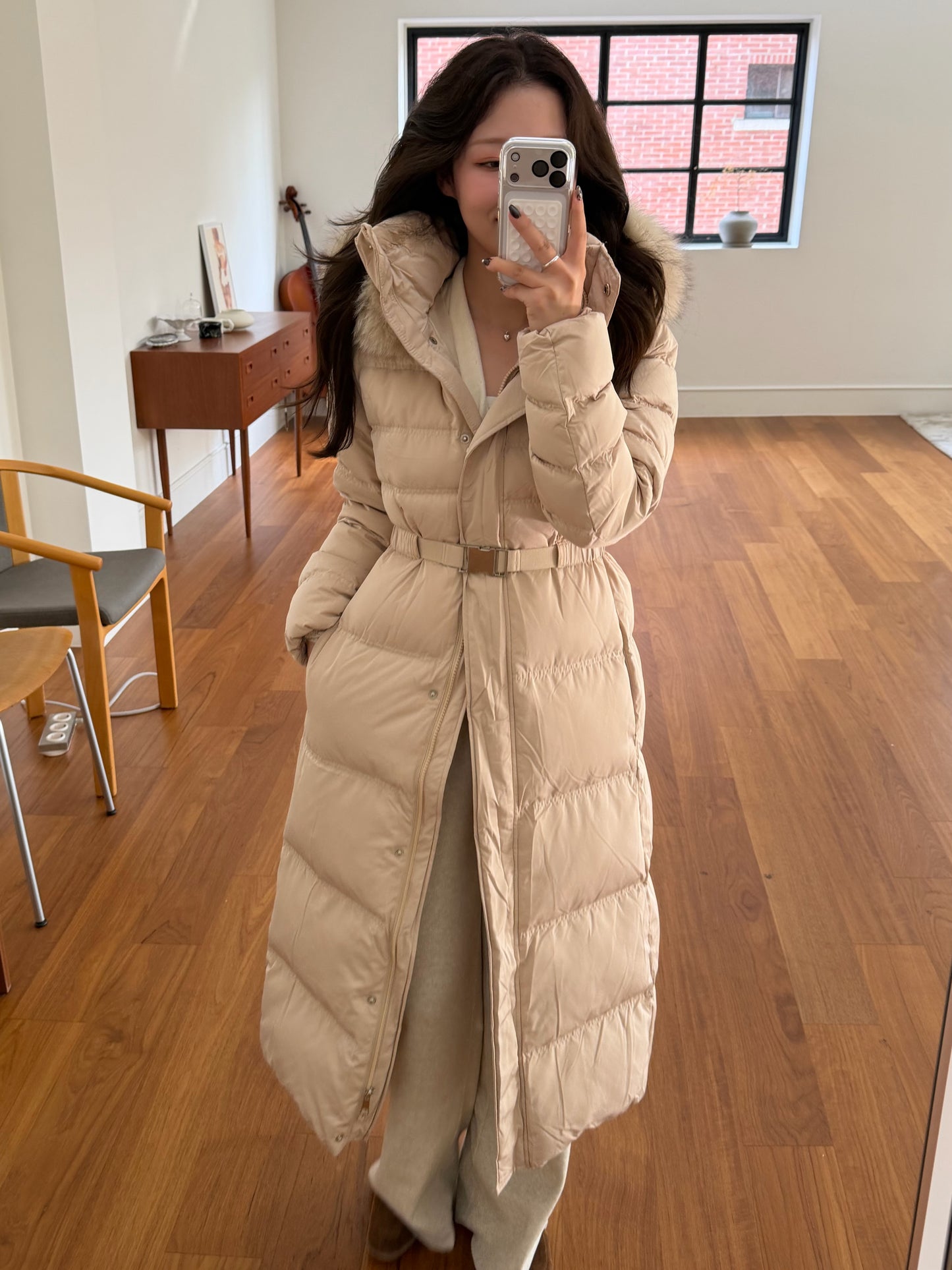 【予約】◆送料無料◆snow dust long pedding / beige