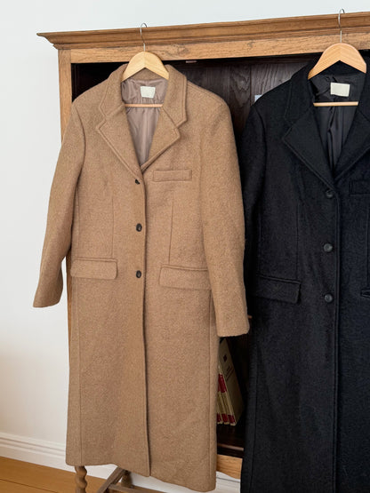 【予約】◆送料無料◆teddy long coat  / camel