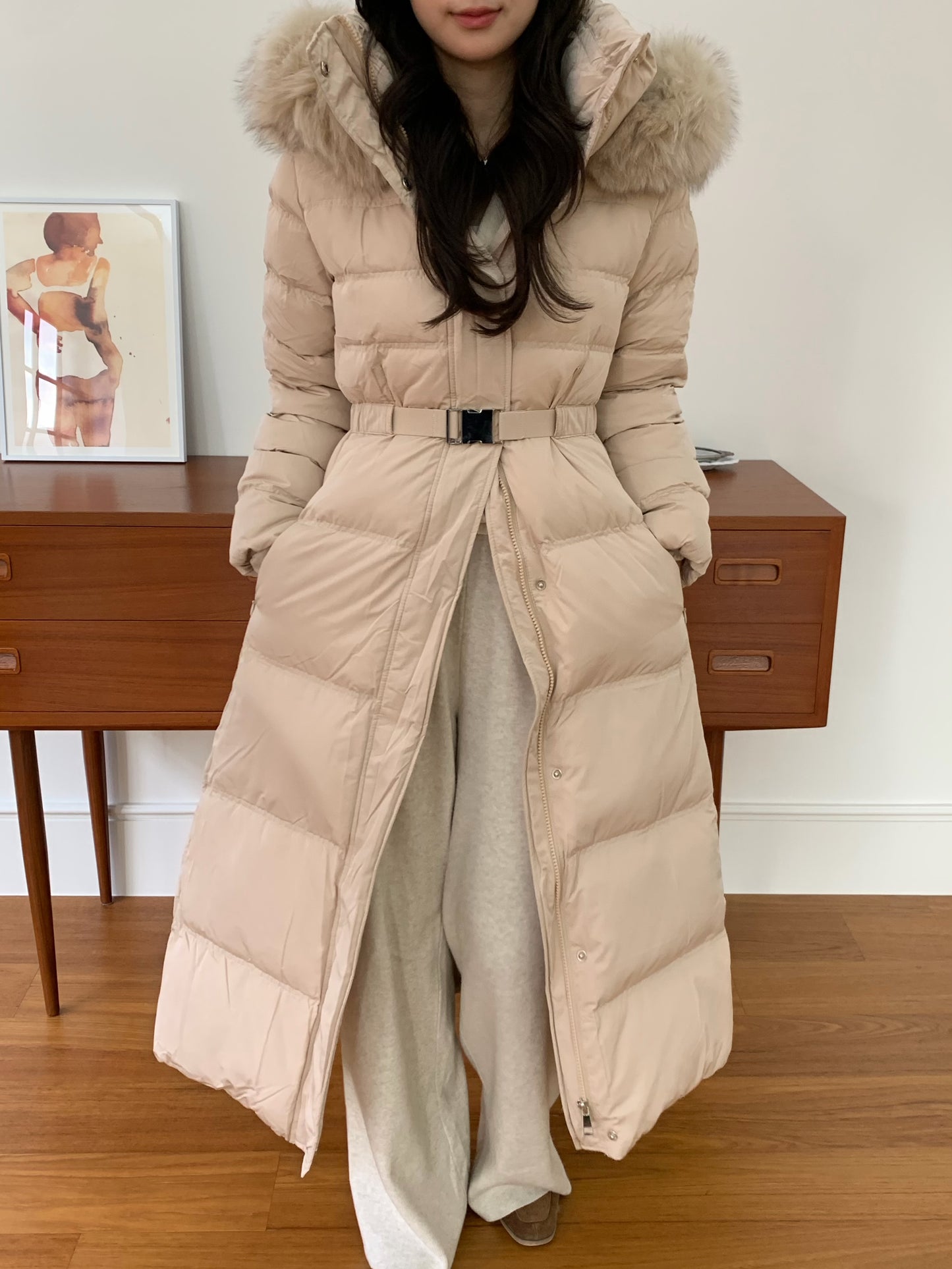 【予約】◆送料無料◆snow dust long pedding / beige