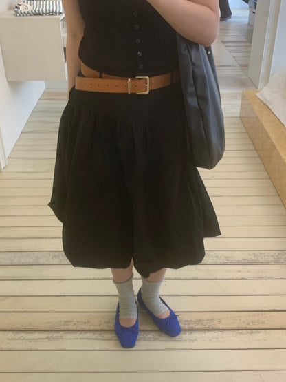 loyal blue ribbon flat shoes