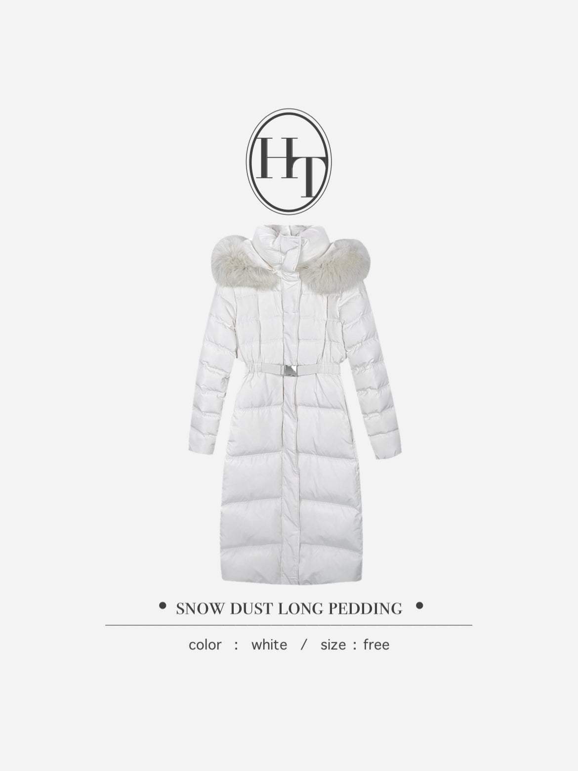 【予約】◆送料無料◆snow dust long pedding / beige