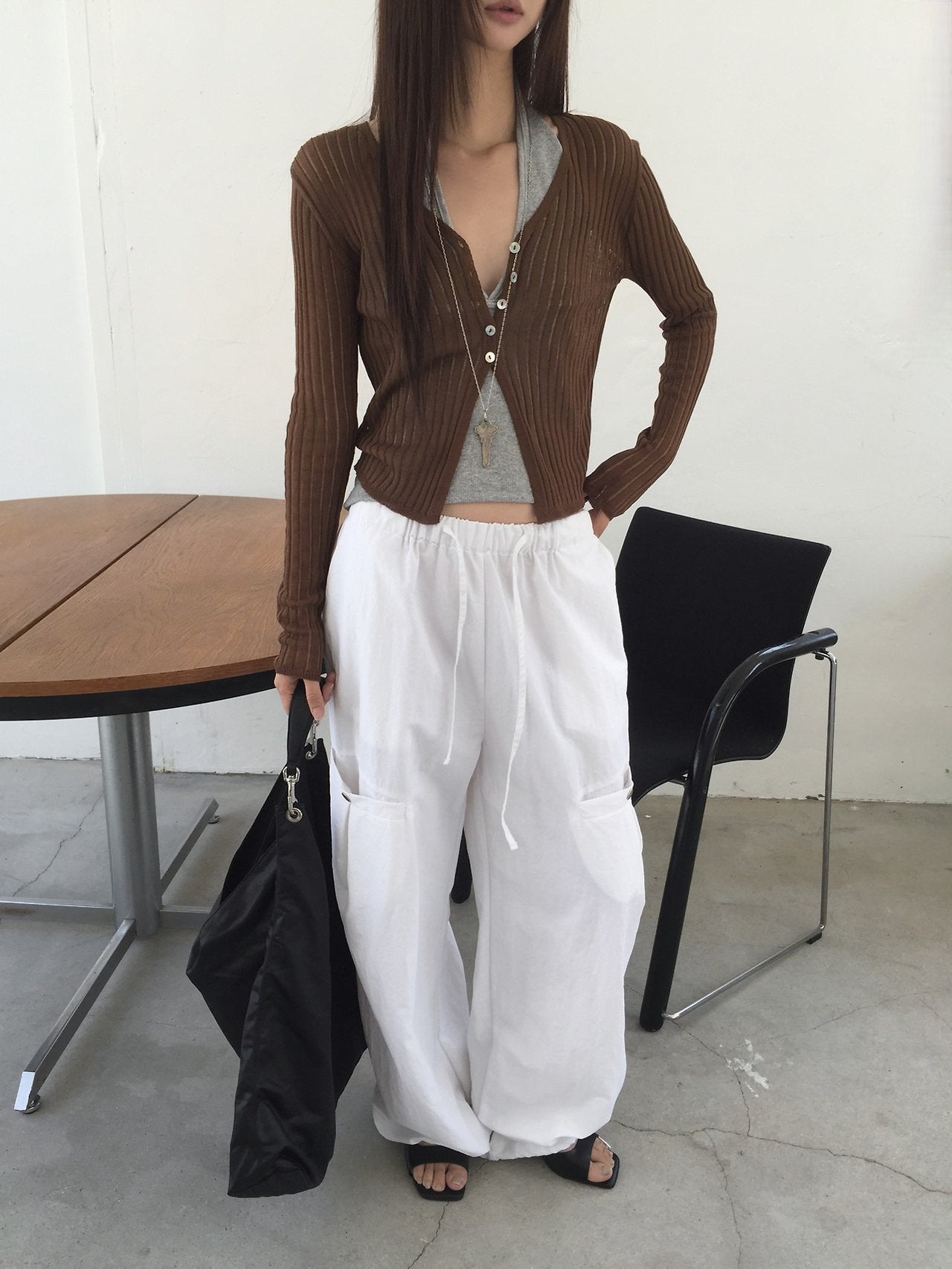 see through lib cardigan / 5color