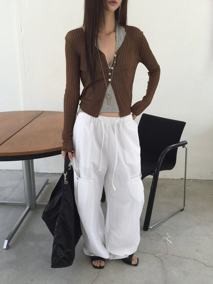 see through lib cardigan / 5color