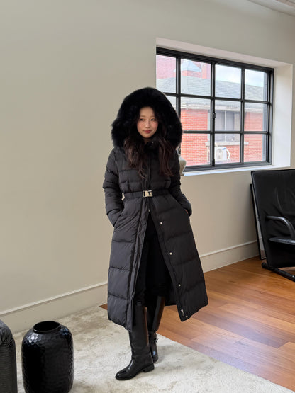 【予約】◆送料無料◆snow dust long pedding / black