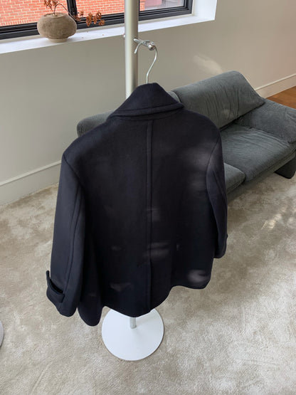 【予約】◆送料無料◆middle feminine Pcoat  / navy