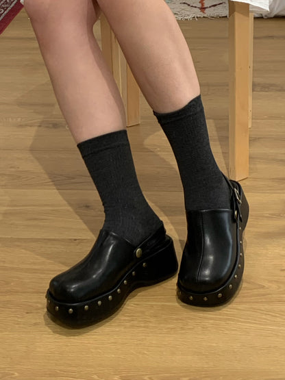 【送料無料】studded clog sansals