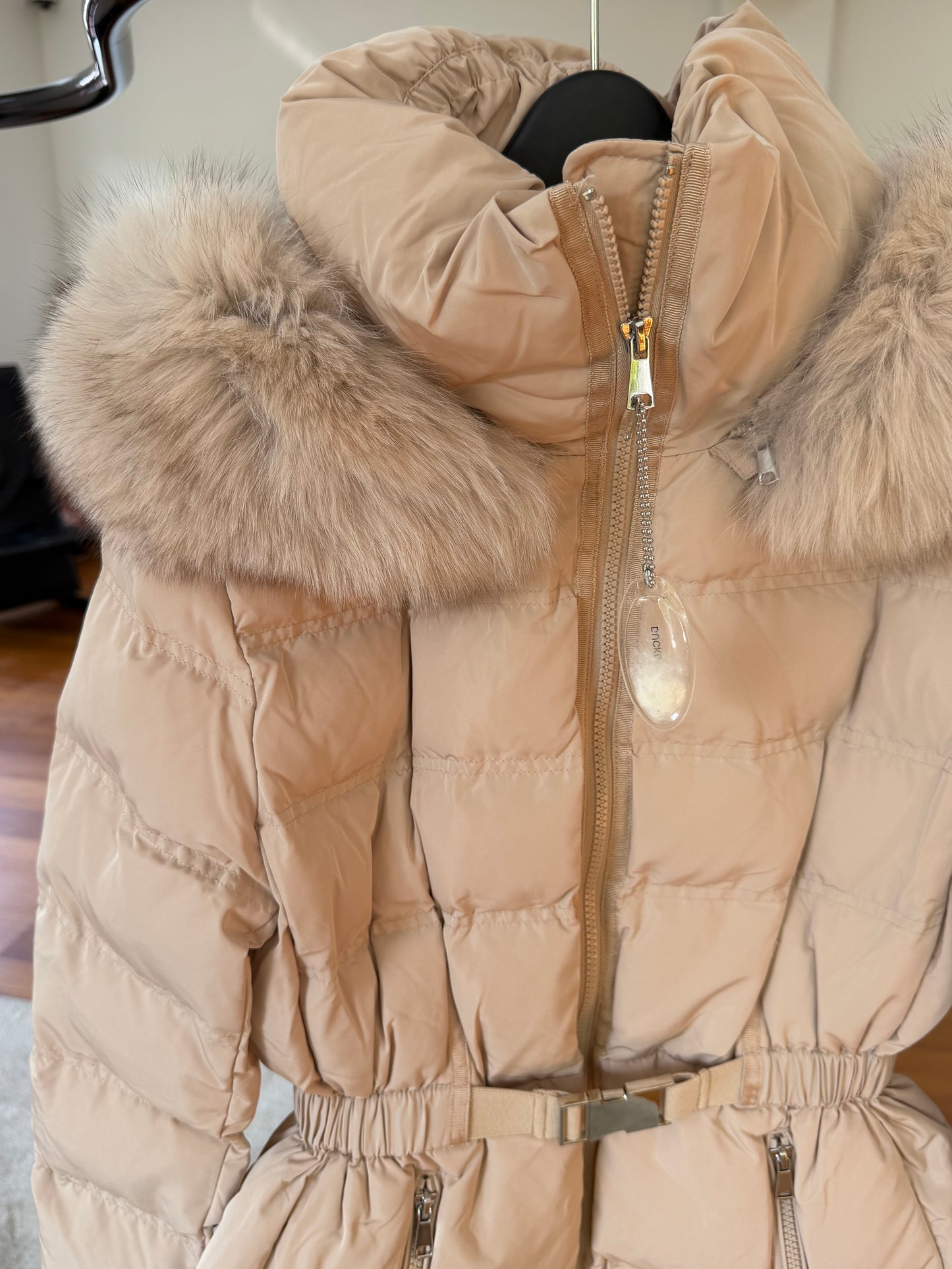 【予約】◆送料無料◆side pocket short down jacket / ivory