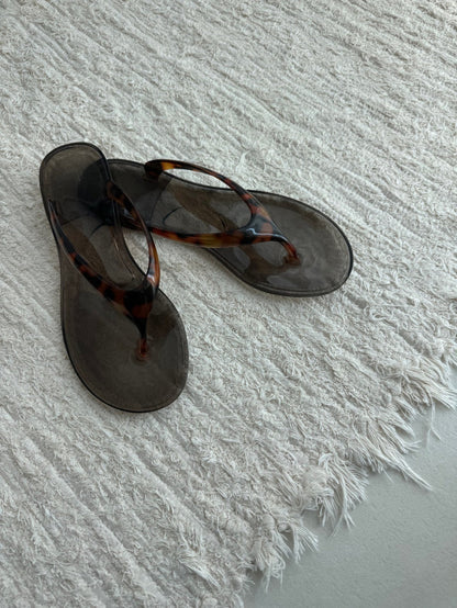 clear jerry sandals
