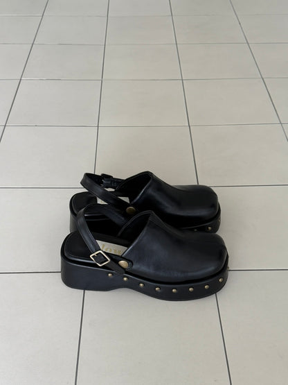 【送料無料】studded clog sansals