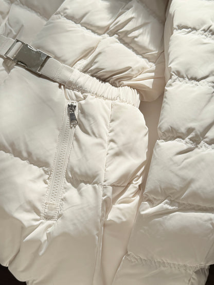 【予約】◆送料無料◆side pocket short down jacket / ivory