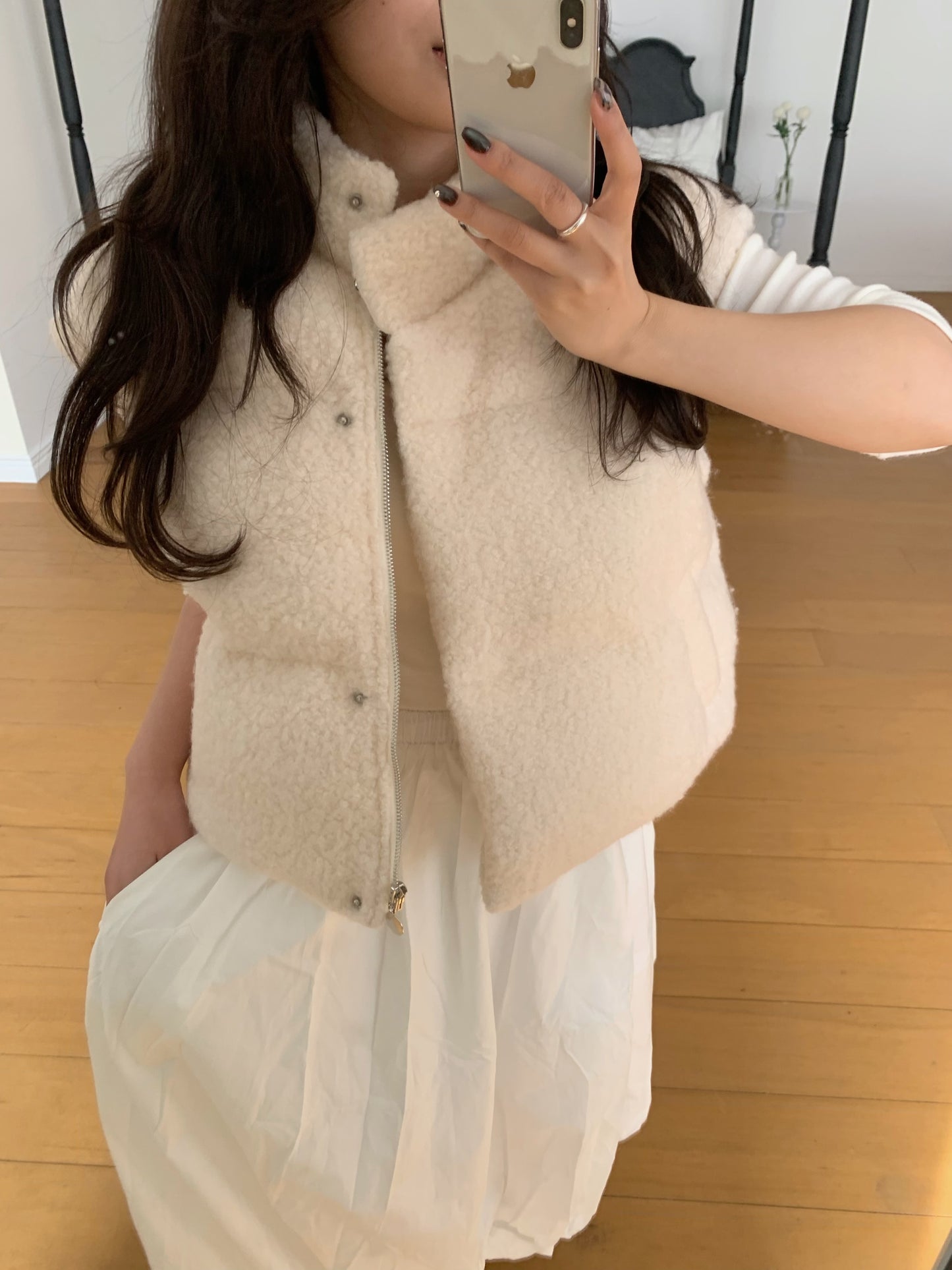 【即納】◆送料無料◆ snowman short down jacket